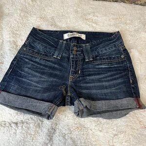 Dark Blue Jean Shorts